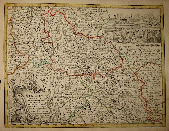 Seutter Matthaeus (1678-1757) Silesiae Ducatus... s.d. (ma 1744) Augsburg, presso C.Lotter